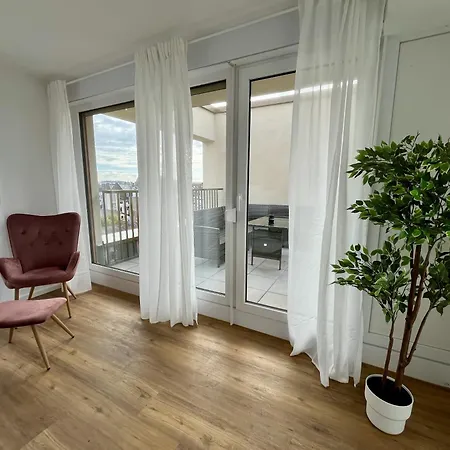 公寓 Penthouse Rhein-main